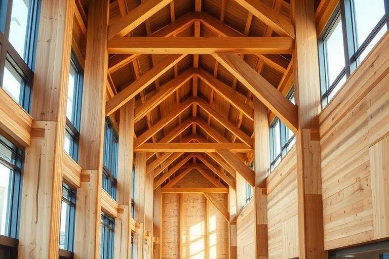 Timber / mass timber used in structural construction
