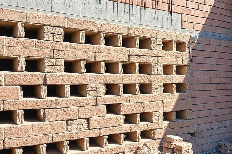 Masonry used in structural construction