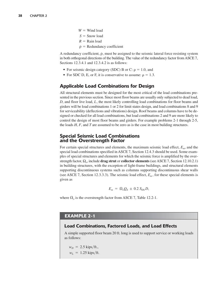 Textbook page 55 — Live-load reduction on a column
