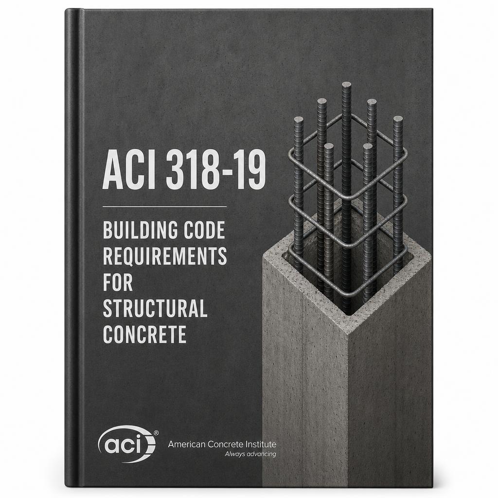 Cover of ACI 318-19 Building Code Requirements for Structural Concrete