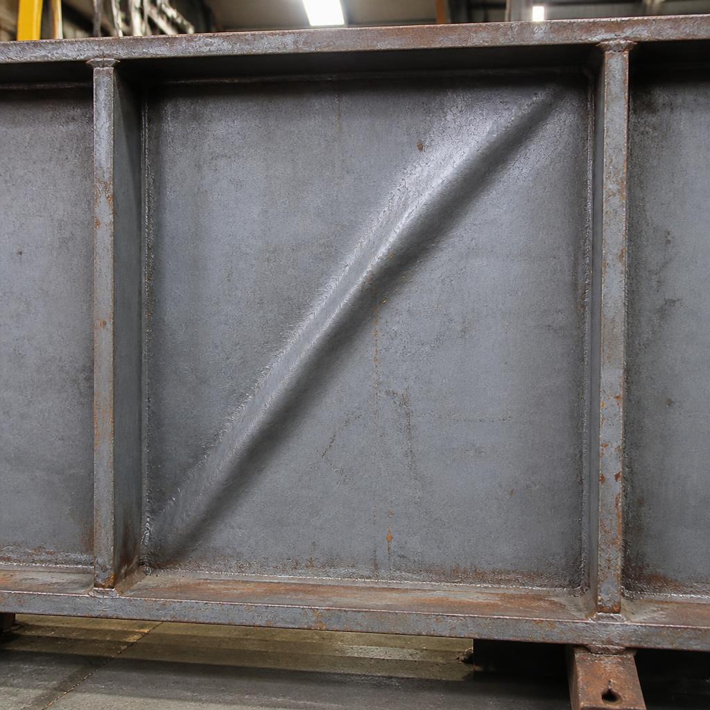 Web local / shear buckling: A slender web can buckle in shear (G) or in flexural compression, reducing capacity below Mp.