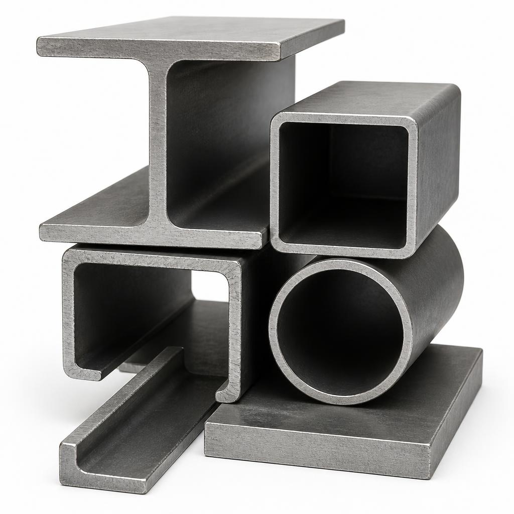 W, HSS, C, L, Pipe, Plate — the working set