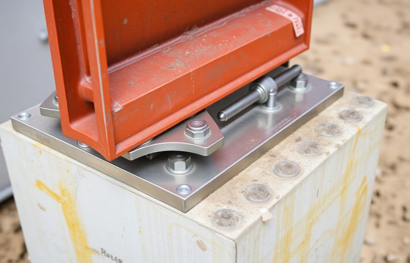 Structural steel framing — identify each element by dragging the labels
